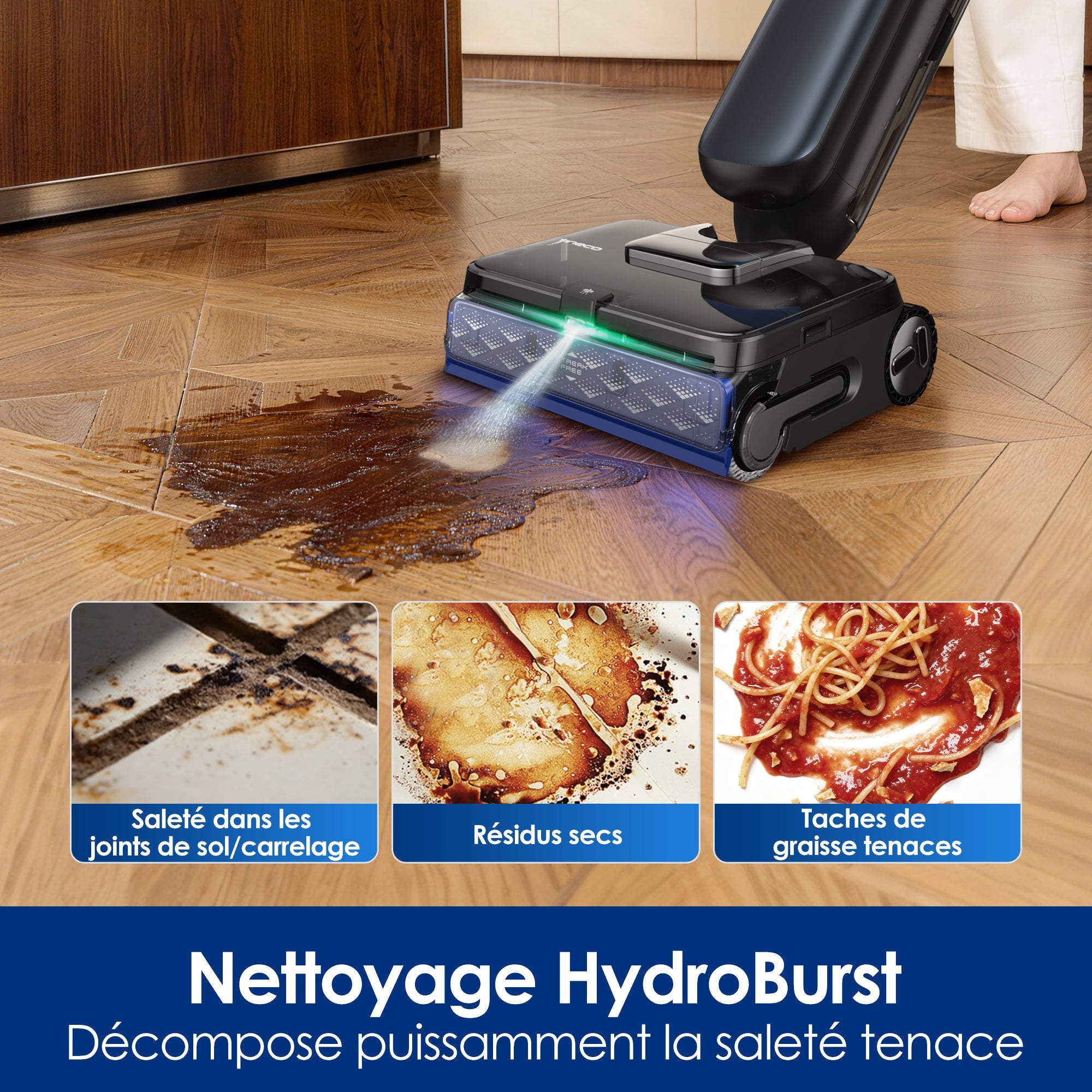 Tineco Floor One STATION S9 Artist Aspirateur Laveur Sans Fil - Tineco FR