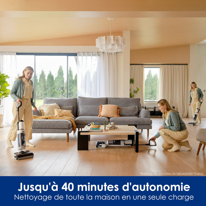 Tineco Floor ONE STRETCH S6 Aspirateur Eau et Poussière Laveur de Sols - Tineco FR