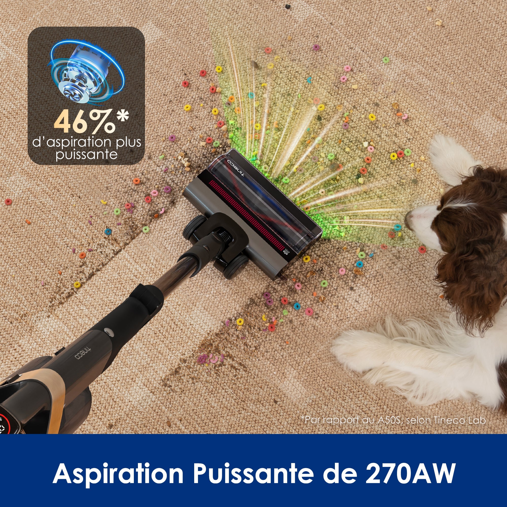 Tineco PURE ONE A90S Aspirateur Balai Sans Fil - Tineco FR, aspirateur, aspirateur balai, aspirateur sans fil, aspirateur eau et poussière, robot aspirateur, efficace sur tous types de sols