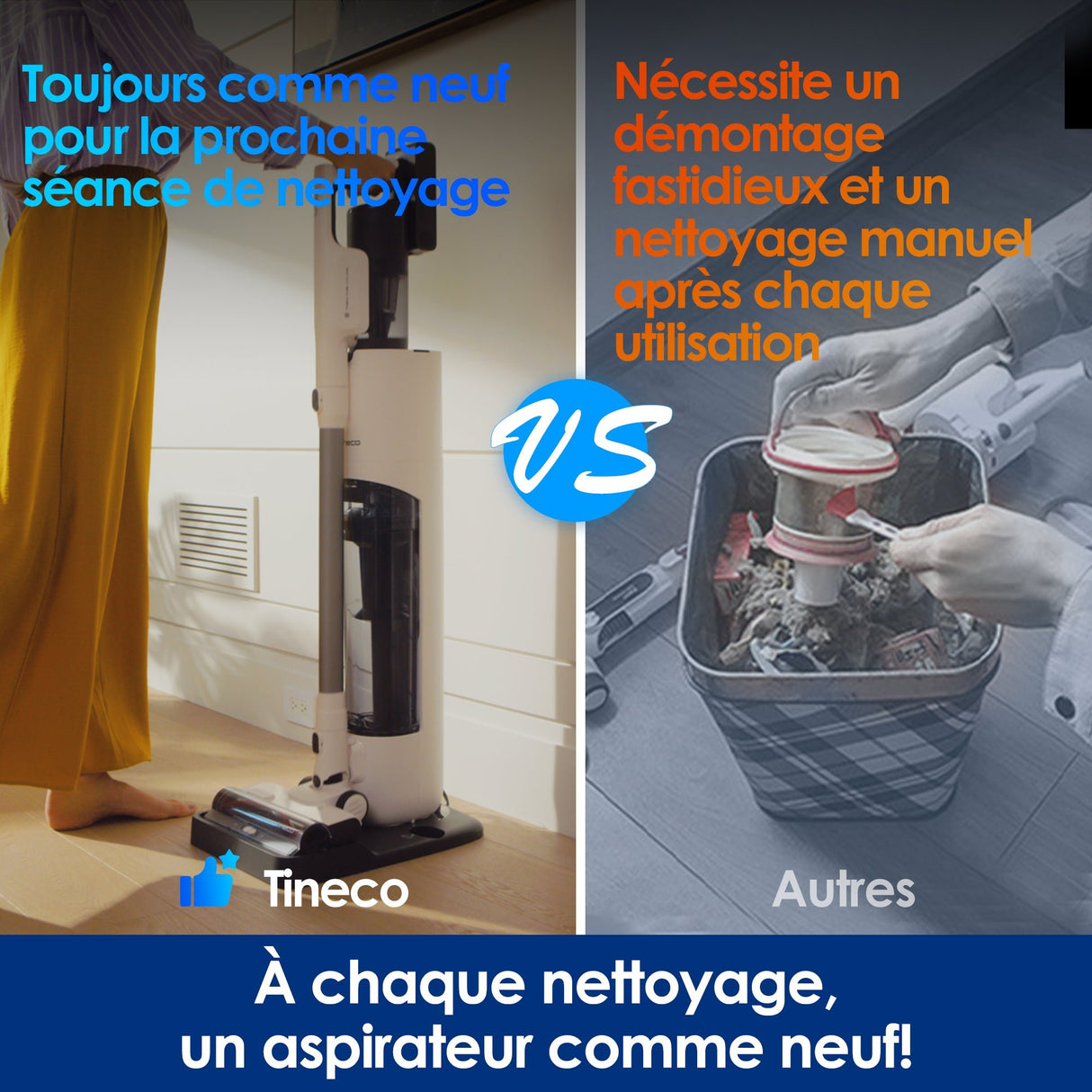 Tineco PURE ONE Station 5 PLUS Aspirateur Sans - Fil Intelligent - Tineco FR