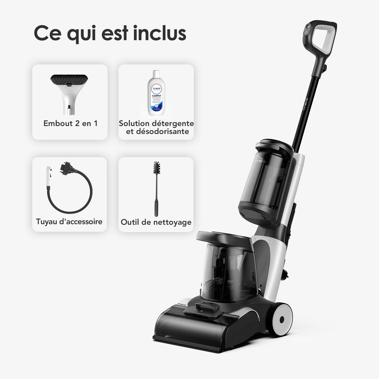 Tineco CARPET ONE Nettoyeur de tapis intelligent - Tineco FR