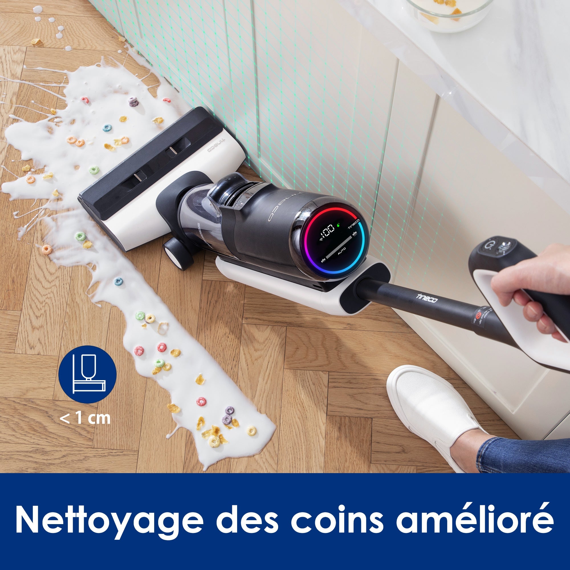 Tineco Floor One S5 Intelligent Aspirateur Eau et Poussière sans Fil - Tineco FR