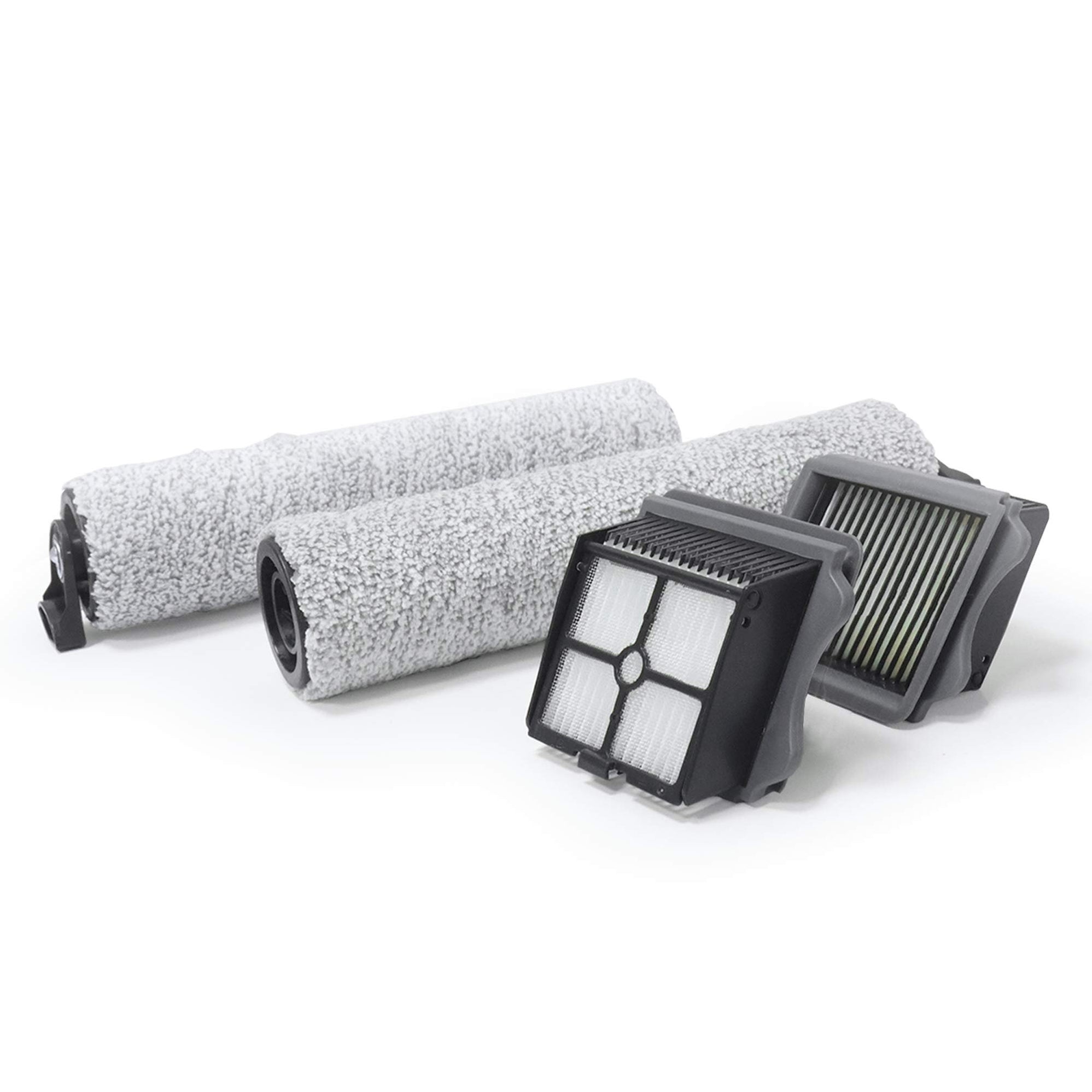 Kit 2 Brosses Rouleau + 2 Filtres HEPA + Brosse Nettoyage Pour Tineco Floor One S5 / S5 Pro / S5 Extreme